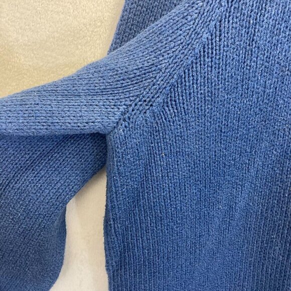 Polo Ralph Lauren Heavy Knit Sweater Mens XXL Blue Cotton Preppy Crew Old Money - Picture 10 of 13